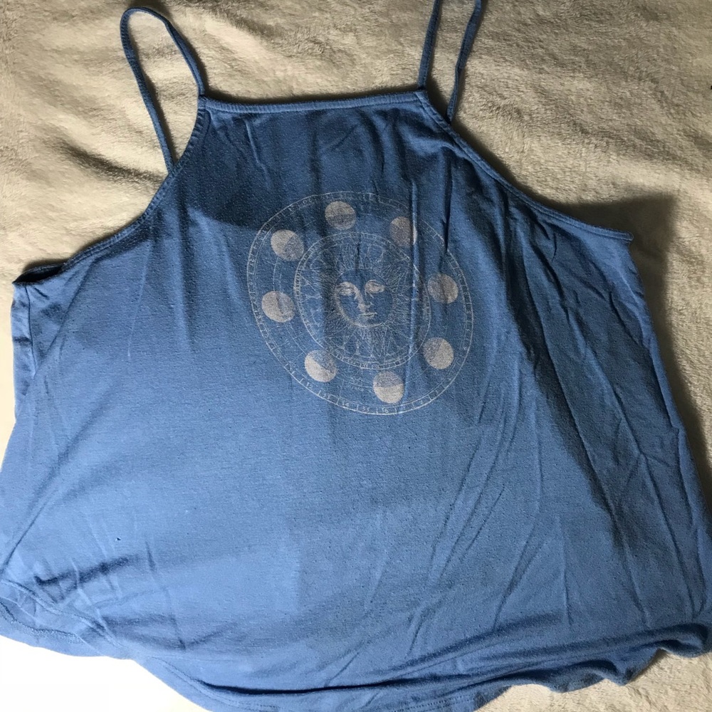 Blue LA HEARTS tank